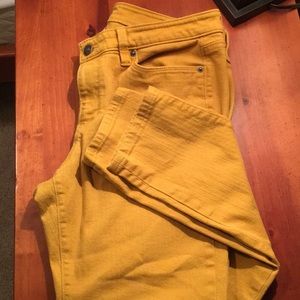Mustard yellow jeans